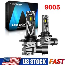 NOVSIGHT 9005 HB3 LED Headlight Bulbs Kit White Lamp 6500K 20000LM High/Low Beam picture