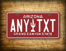 Personalized 1980-1996 Arizona License Plate ANY TEXT Custom Auto Tag AZ State picture