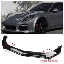 For Porsche Panamera 2010-22 Lower Front Bumper Lip Spoiler Splitter Body Kits picture