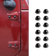 Hood Door A Pillar Screw Protection Cover Trim Cap for Jeep Wrangler JK 2007-17 picture