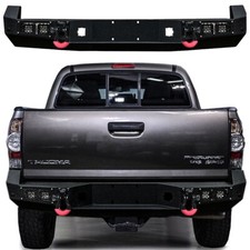 Vijay Fit 2005-2015 Tacoma Full Width Rear Bumper with LED Light and D-ring picture