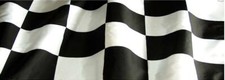 Waving Checkered Flag Adhesive Vinyl Wrap MATTE Laminated 12