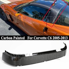 For Chevrolet Corvette C6 05-13 Carbon Look GM Factory Roof B-Pillar Halo Cover picture