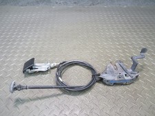 95-97 NISSAN GLORIA HY33 FRONT HOOD LOCK LATCH W CABLE & RELEASE HANDLE OEM picture