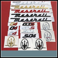 For Maserati GranTurismo Ghibli Levante Emblem Rear Trunk Badge Sticker Decal picture
