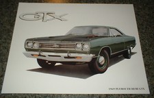 1969 Plymouth Hemi GTX Mopar Art 69 426 Road Runner 440 Poster picture