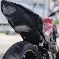 Adjustable Motorcycle License Plate Mount Holder Bracket Foldable Universal US picture