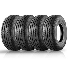 Set of 4 Travelstar Ecopath ST205/75R15 10Ply 111M Load E Trailer Tire 205 75 15 picture