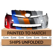 NEW Painted to Match by VIN Unfolded Front Bumper For 2010-2011 Toyota Prius picture