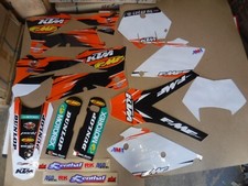 FLU  TEAM FMF  KTM GRAPHICS 2005 2006 SXF XC XCF SX & 2006 2007 EXC XCFW  XCW picture