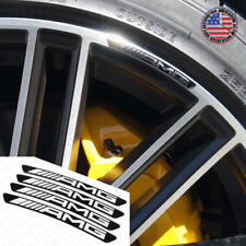 4x Mercedes AMG Edition Sport Wheels Badge 3D Sticker Logo Emblem Decoration picture
