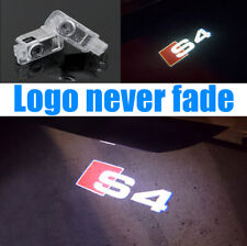 2Pcs Audi S4 LOGO GHOST LASER PROJECTOR DOOR UNDER PUDDLE LIGHTS FOR AUDI S4 - picture