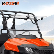 KOJEM Flip Front Windshield Scratch Resistant For 14-26 Honda Pioneer 700/ 700-4 picture