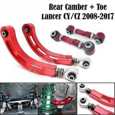 For 02-06 LANCER SPHERICAL BEARING ADJUSTABLE REAR CAMBER ARM + TOE SET picture