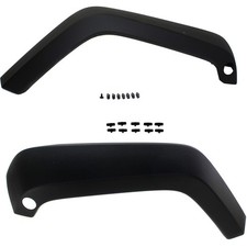 Fender Flares Set For 2007-2017 Jeep Wrangler (JK) Front Left & Right Black 2Pc picture