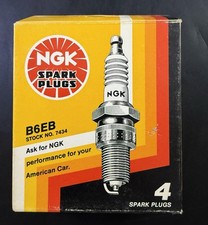 (4) NGK B6EB Spark Plugs - 1980-1982 Honda Prelude, 1980-1983 Accord - 7434 VD5 picture