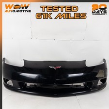 05-09 CHEVROLET CORVETTE C6 FRONT BUMPER COVER ASSEMBLY BLACK 89025749 OEM picture