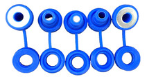 5x Hi Temp Blue Anti Vibration Exhaust Hanger Rubber Snapper Grommet picture