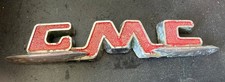 Vintage OEM 1955 1956 1957 GMC Truck Emblem Ornament Badge - Part #: 2329447.  2 picture