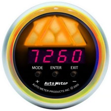Autometer 3387 Sport-Comp Tachometer, Digital Rpm W/ Led Shift Light picture