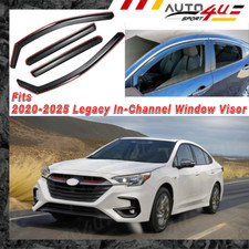In-Channel Vent Window Visors Rain Sun Guards Shade Fits Subaru Legacy 2020-2025 picture