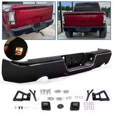 SPLIT Painted To Match - Rear Step Bumper Assembly for 2009-2018 Dodge RAM 1500 picture