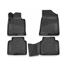 OMAC Floor Mats Liner for Hyundai Sonata 2015-2019 Black TPE All-Weather 4 Pcs picture