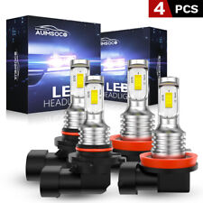 4PCS Led Headlight Combo Kit High Low Beam Bulbs For Honda Element 2007 2008 picture