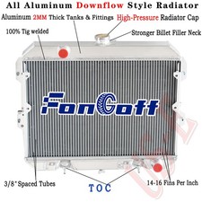 3 Row Aluminum Radiator For 1981-1983 Nissan Datsun 280ZX 280Z L6 2.8L picture