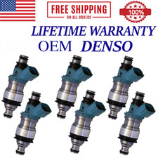 OEM DENSO 6* Fuel Injectors For 94-01 Toyota Camry Avalon 3.0L V6 #23250-20010 picture