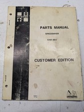 HYSTER PARTS LIST BOOK MANUAL SPACESAVER S40-50 F 1981 FORK LIFT TRUCK picture