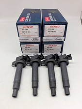 4Pcs 90919-02240 Denso Ignition Coils 673-1306 For 00-16 Toyota & Scion xA xB I4 picture