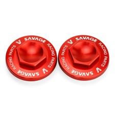 CNC Tappet Valve Adjustment Hole Cap Cover For HONDA XR 400 R/Motard TRX400X Red picture
