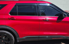 Low Profile Tape-On Rain Guards Vent Visors Shade for 2020-2025 Ford Explorer picture