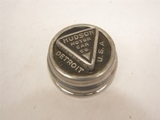 Vintage Hudson Motor Car Company Hub Cap Grease Cap Early 1920-30's Aluminum picture