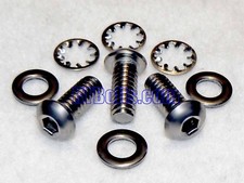 Bolts for Harley 3Hole Derby Cover –FLT 1979 thru 98 -most FLs -Stainless Screws picture