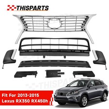 7pcs For Lexus RX350 RX450h 2013-2015 Front Bumper Upper Center Lower Grille picture