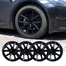 For 2017-2023 Tesla Model 3 Wheel Hub Caps 18-Inch 4 PCS Hubcaps Wheel Covers picture