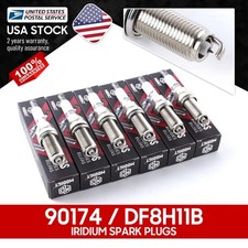 6 - FOR NGK 90174 DF8H11B Spark Plug Laser Iridium for Nissan and Infiniti picture