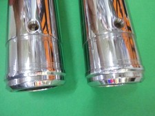 Harley BT'S XL'S 87-07 CHOICE OF Ultra Chrome Fork Tubes 39 mm - 24.25 or 21.50 picture