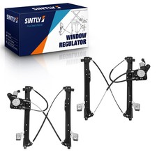 SINTLY 2x Rear Window Regulator w/ Motor for Chevy Silverado GMC Sierra Cadillac picture