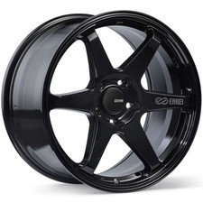 Enkei T6R 18x8 40mm Offset 5x114.3 Bolt Pattern 72.6 Bore Gloss Black Wheel picture
