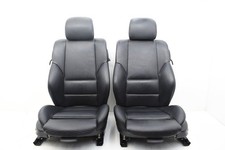 2001 BMW 330Ci E46 Left Right Powered Sports Seat Set Black Montana Leather OEM picture