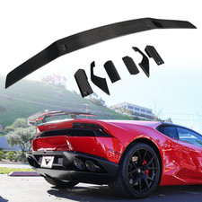Carbon Fiber Wing For Lamborghini Huracan LP610-4 2014-2019 W/ Aluminum Uprights picture