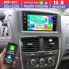 For Dodge Grand Caravan 2008-2020 CarPlay Android 13 GPS Car Radio Stereo + Cam picture