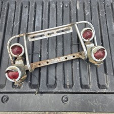 Vintage Glass Lights Harley Chopper Knucklehead Panhead Shovelhead Patina Brakes picture