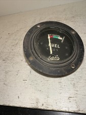 Vintage Used Working Syphon Fuel ERO Normal Out Caution Fuel Panel Gauge picture