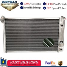 Aluminum Radiator For 1973-1976 Chevy Corvette Base Stingray 5.7L 7.4L V8 DPI478 picture