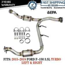 For 2015-2018 Ford F-150 3.5L Turbo Left & Right Direct Fit Catalytic Converter picture