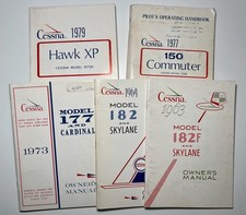 Lot 5 Cessna Owner’s Manual 1963-1979 Aviation Operating Handbook Aircraft Plane picture
